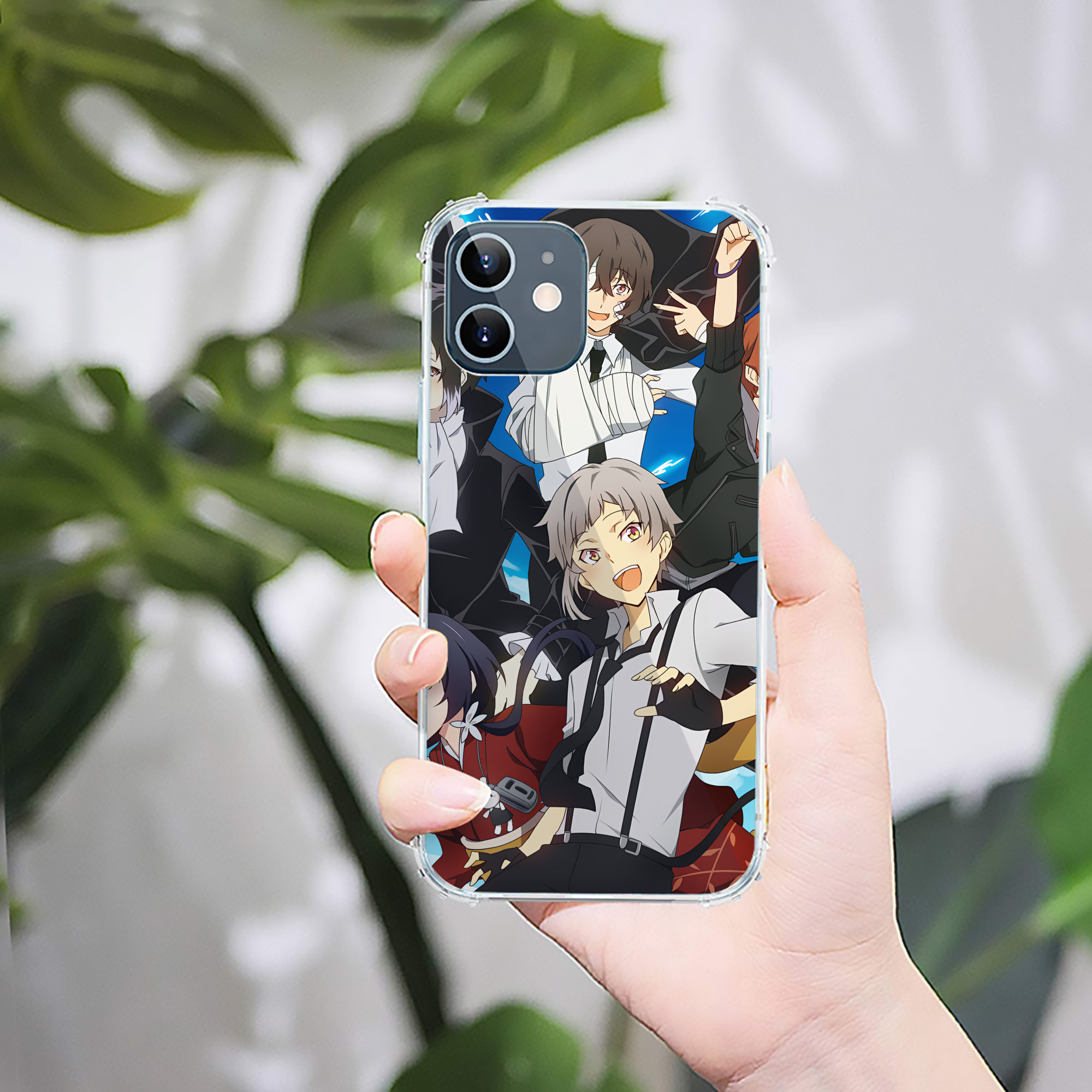 （画像用） 文豪ストレイドッグス Bungo Stray Dogs 【iPhone 12シリーズ対応】透明スマホケース（クリアソフトケース）